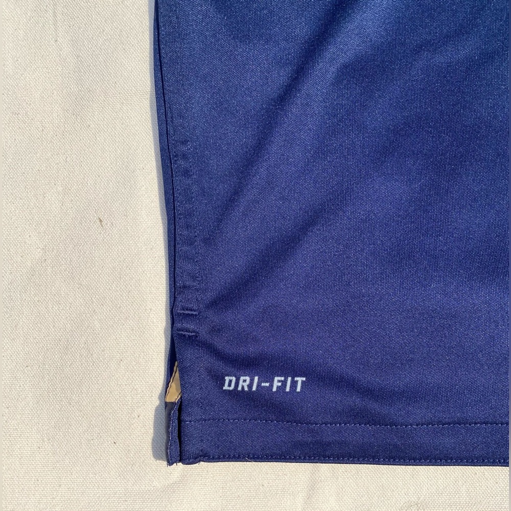 Nike x NFL Blue Gold St.Louis Rams Dri-Fit Short Sleeve Polo Shirt XL - Picture 5 of 11